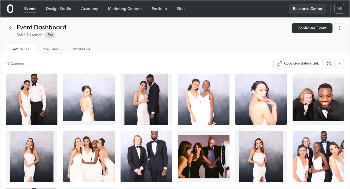 Event dashboard